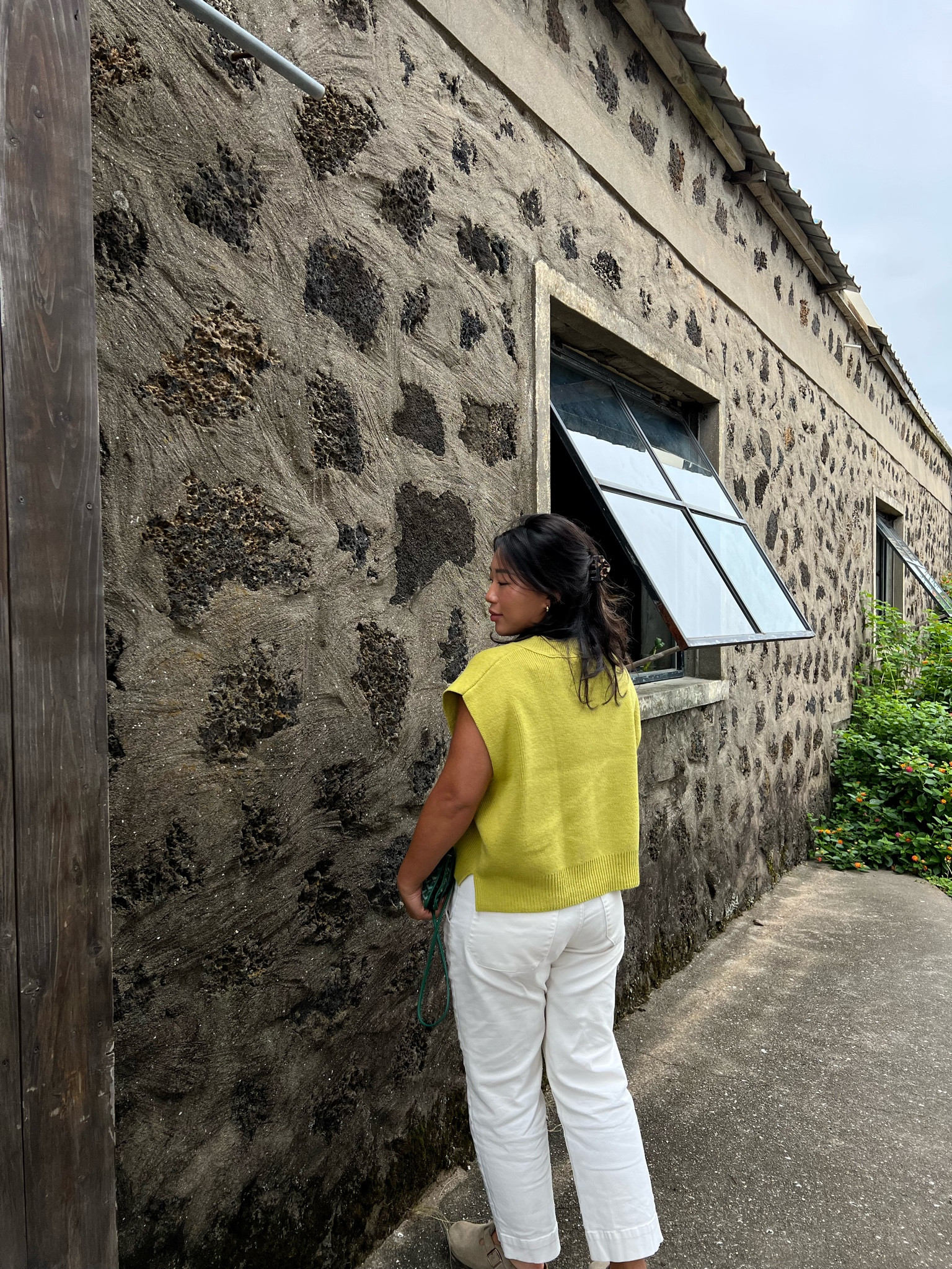 Cafe hopping in Jeju ☕️

Love this pop of color. Wearing an L for oversized crop fit + size 10 in pants.

#LTKmidsize #LTKAsia #LTKtravel