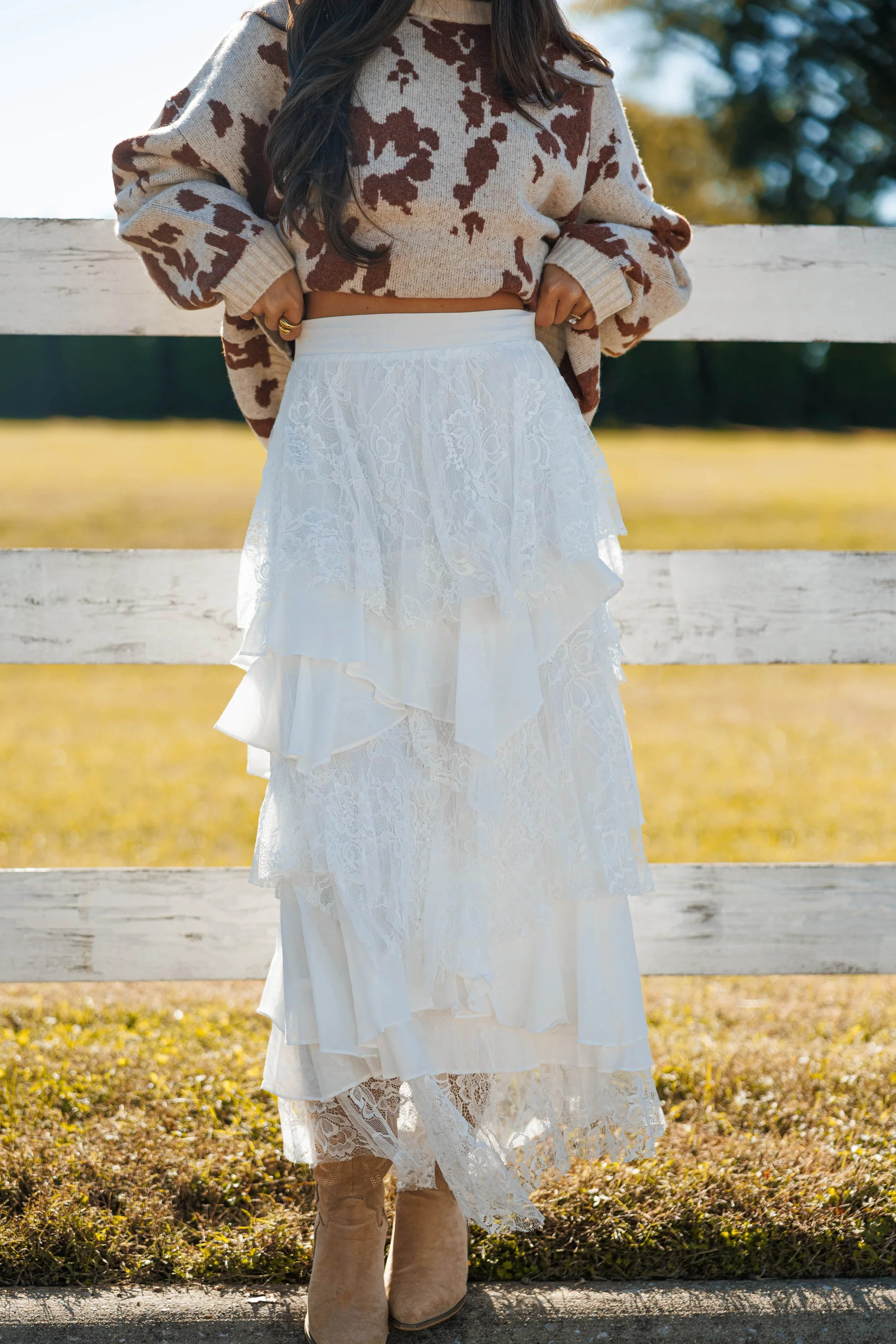 Storybook Fields Maxi Skirt | Lane 201 Boutique