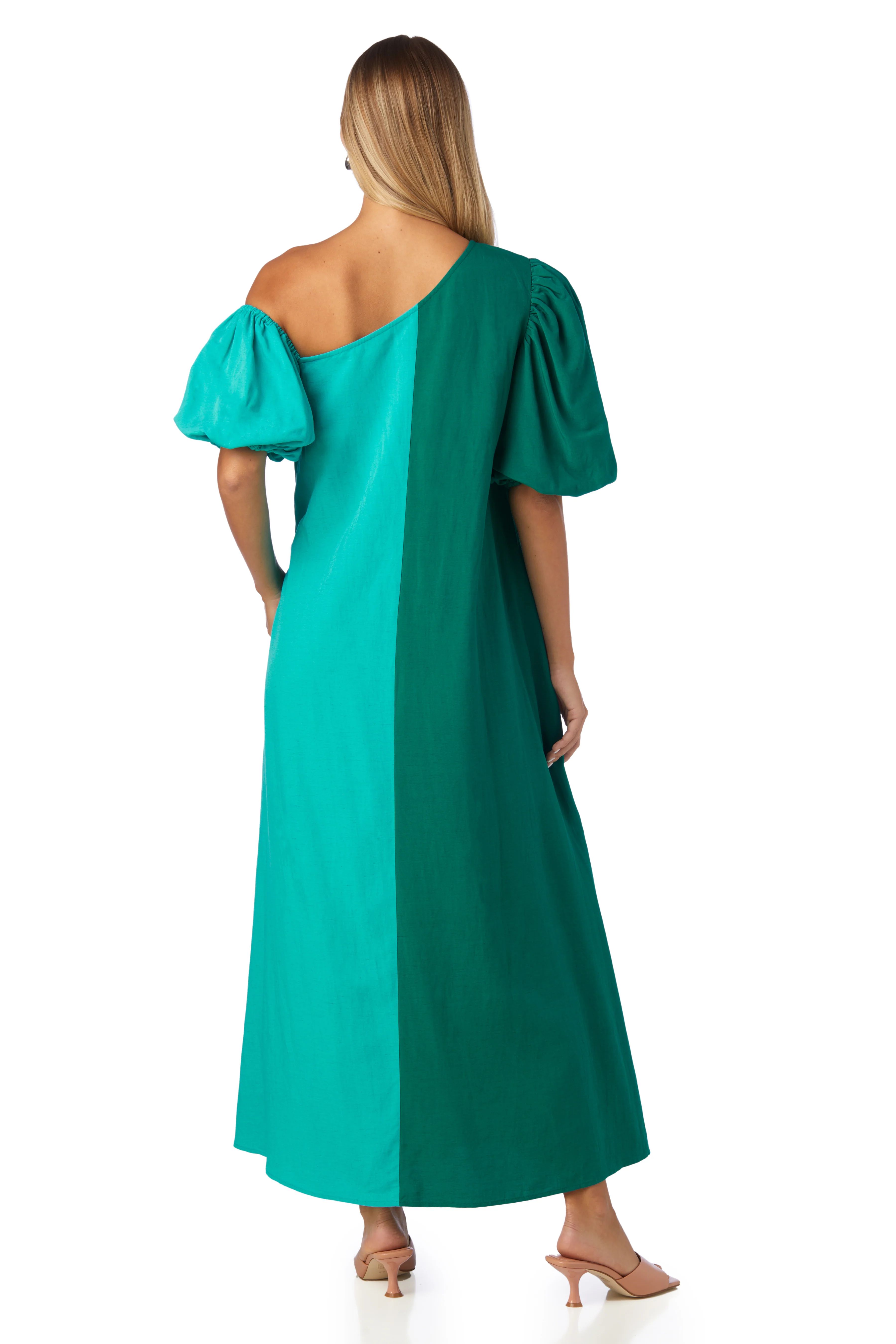 Lovett Dress in Dutch Green / Damselfly - CROSBY by Mollie Burch | CROSBY by Mollie Burch