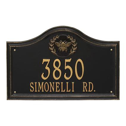 Designer Arch Wall Address Plaque | Frontgate | Frontgate