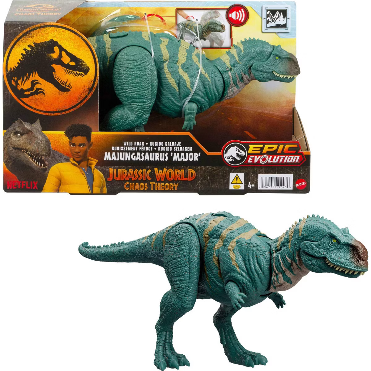 Jurassic World Wild Roar Majungasaurus 'Major' Action Figure | Target