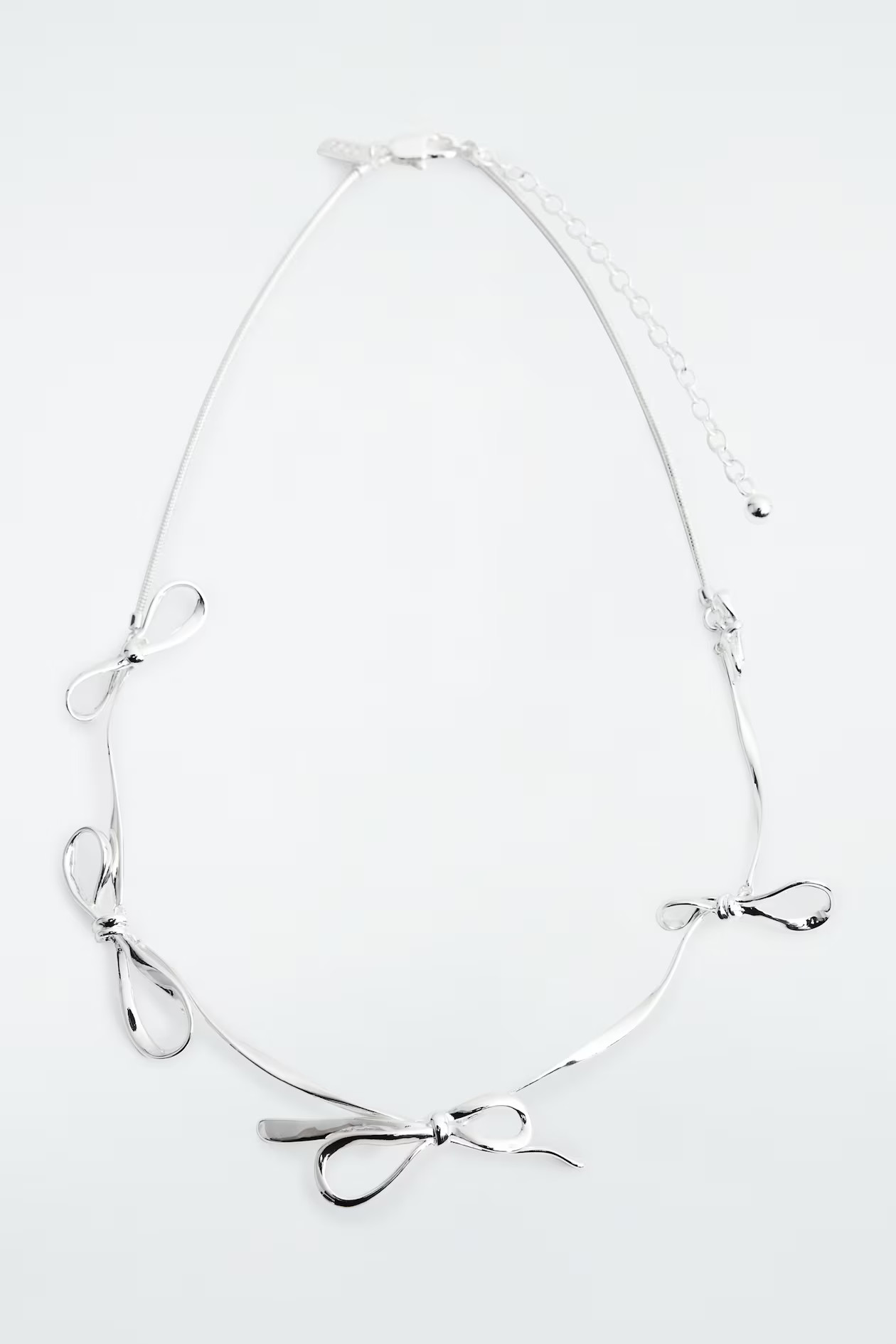 BOW SNAKE-CHAIN NECKLACE | H&M (UK, MY, IN, SG, PH, TW, HK)