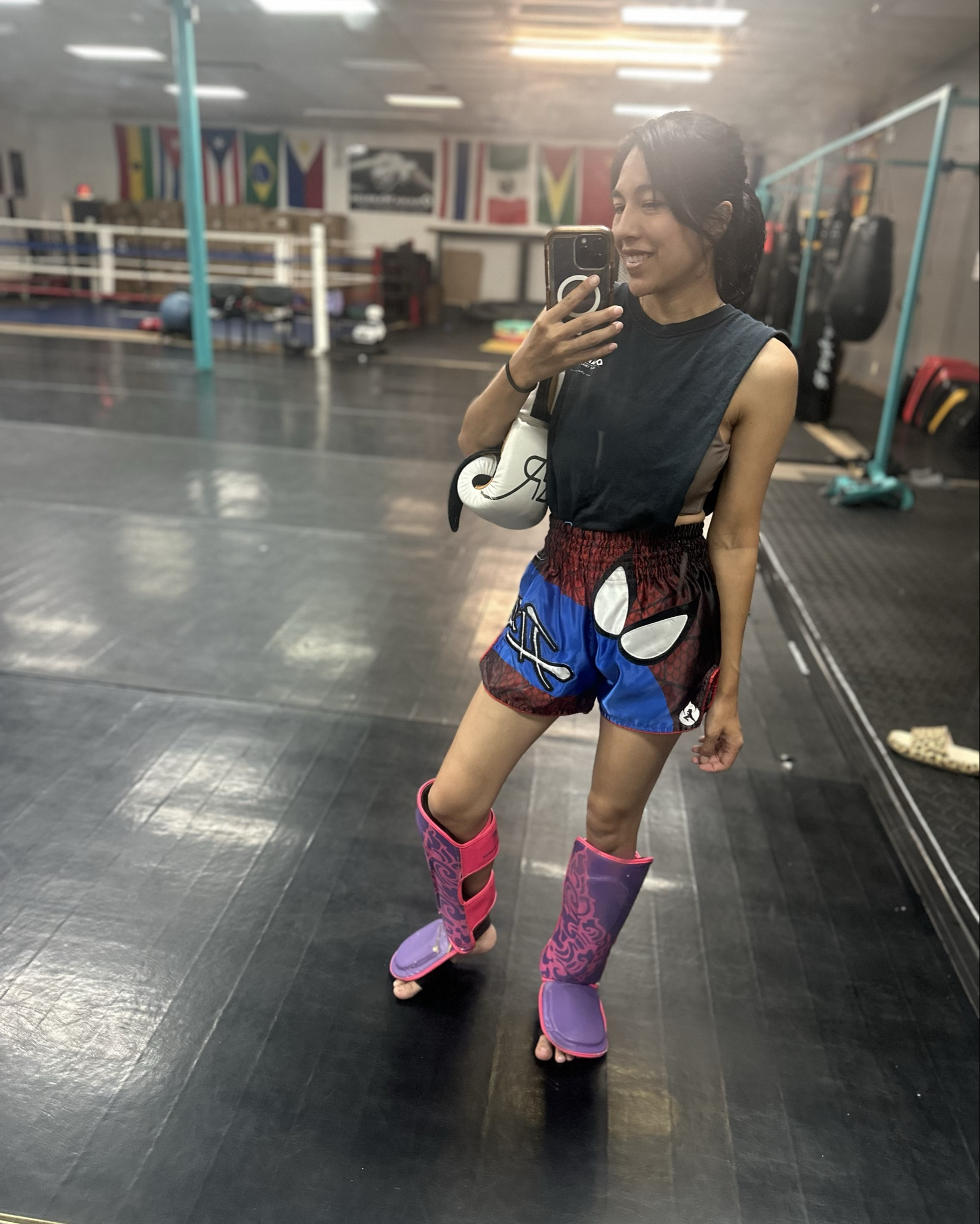 Any Muay Thai people in here? Or boxing?! Try these gloves. I’ve had it for a few years and use it for light work . My shorts are from Muay Thai Addict and my shin guards are custom made by Ohana Warrior MMA 

#LTKGiftGuide #LTKFindsUnder50 #LTKActive