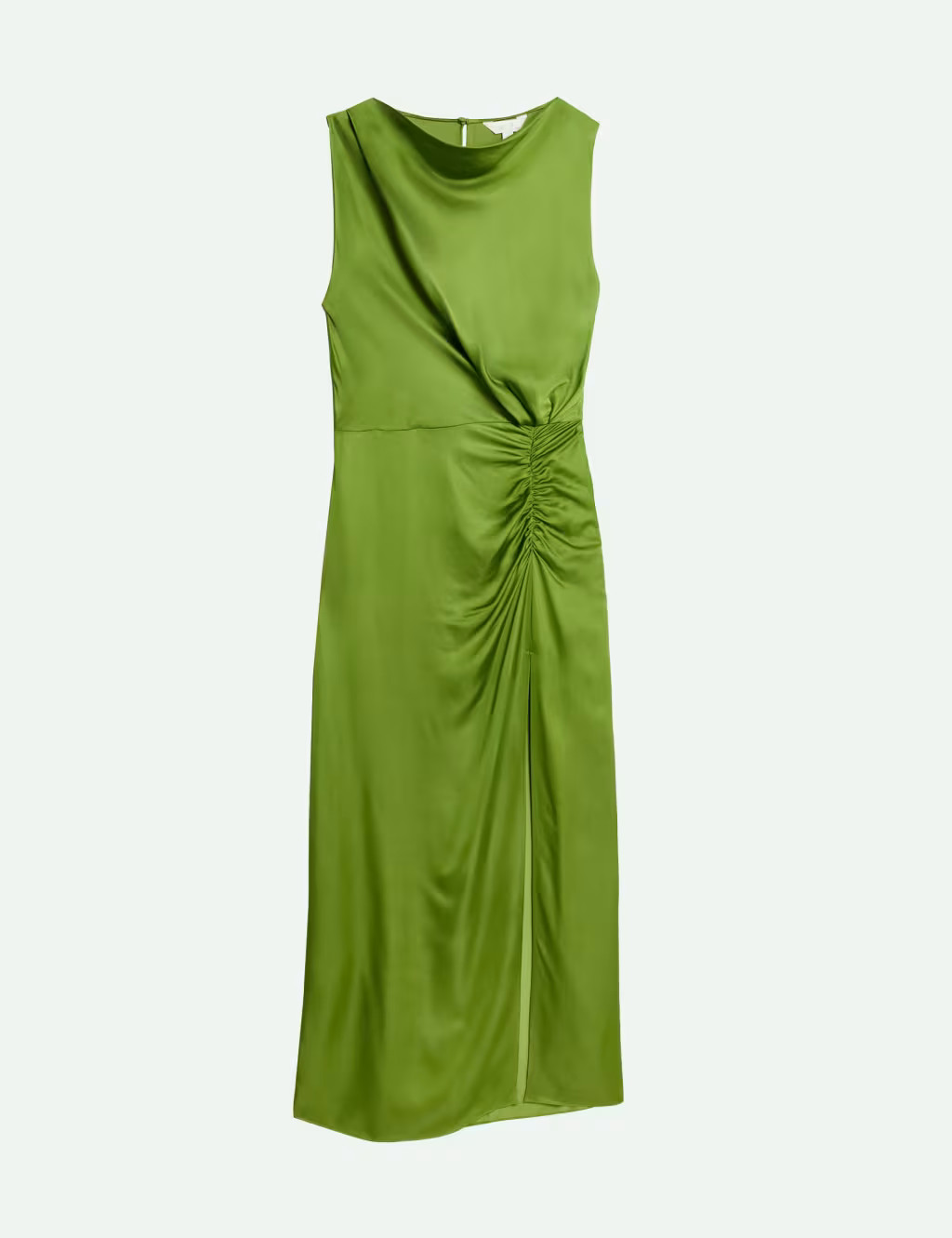 Satin Ruched-Detail Maxi Dress | Marks & Spencer (UK)