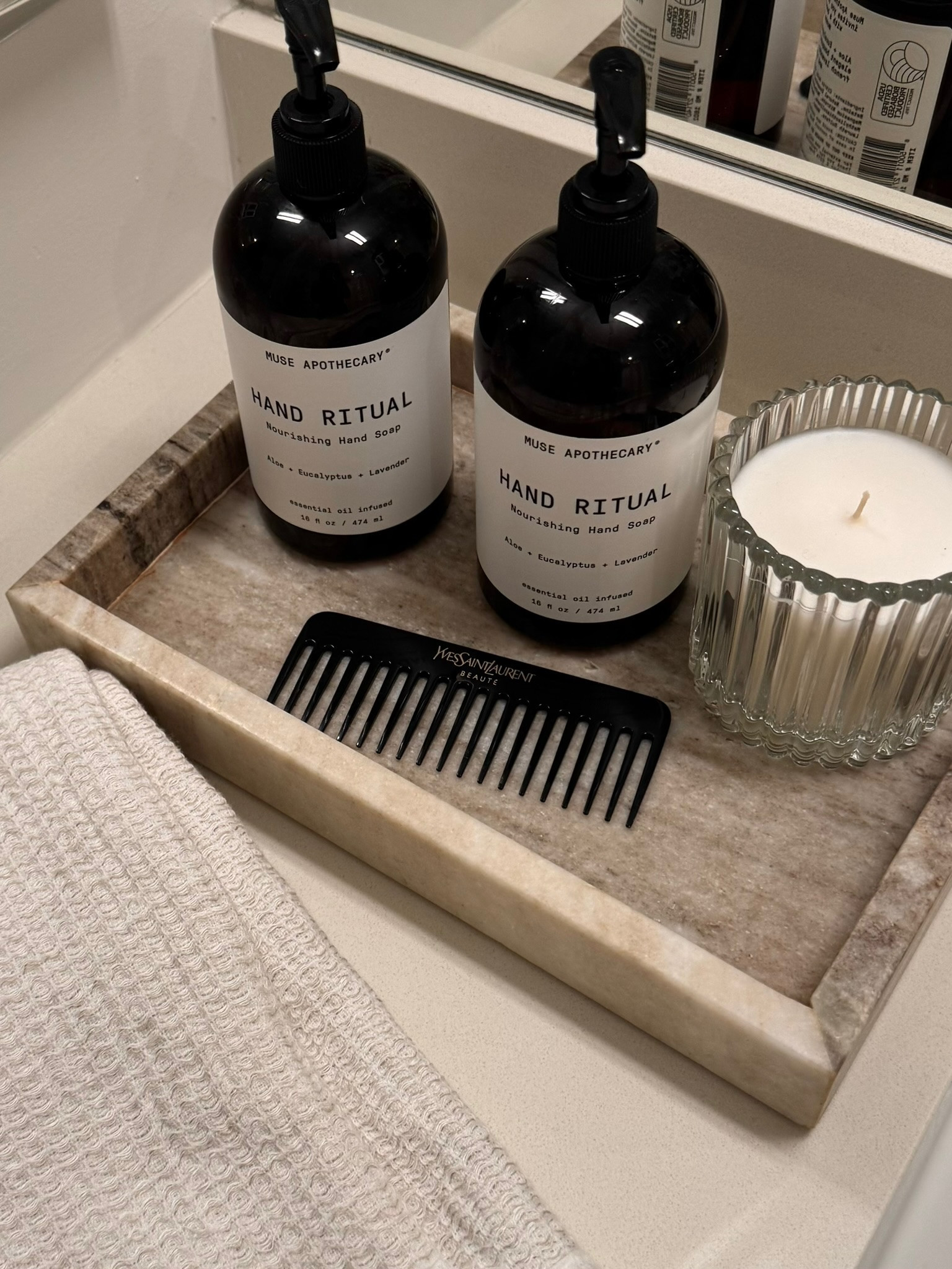 bathroom details 🤍✨

#LTKHome #LTKBeauty