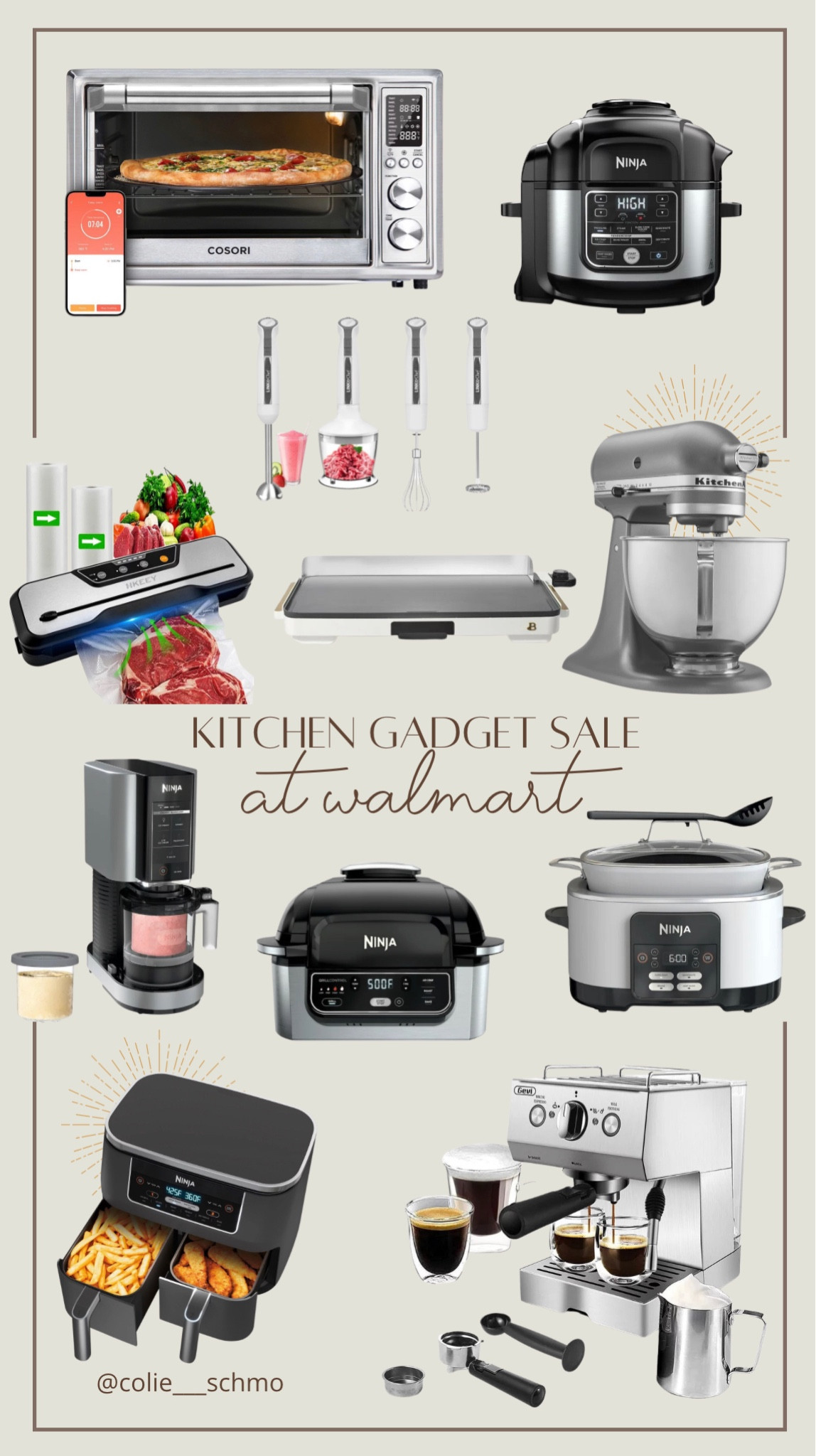Kitchen Gadget Sale at Walmart

Now’s the time to stock up on those fun kitchen gadgets you’ve been eyeing up. Save over $100 on starred items!

#LTKsalealert #LTKhome #LTKCyberWeek