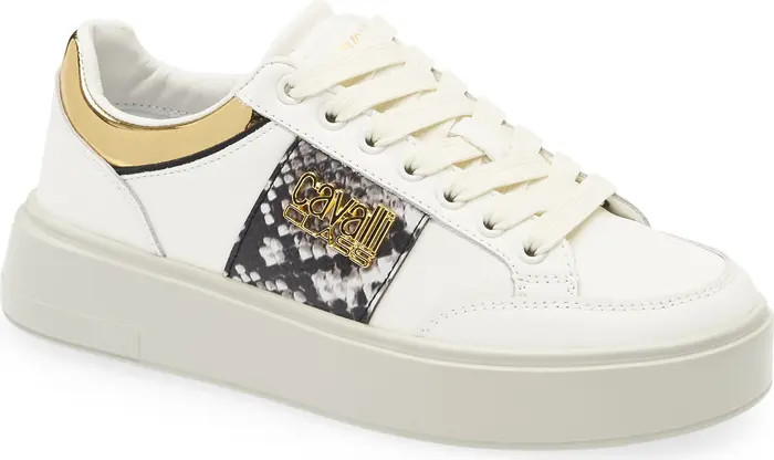 Roberto Cavalli Logo Hardware Low Top Sneaker (Women) | Nordstromrack | Nordstrom Rack