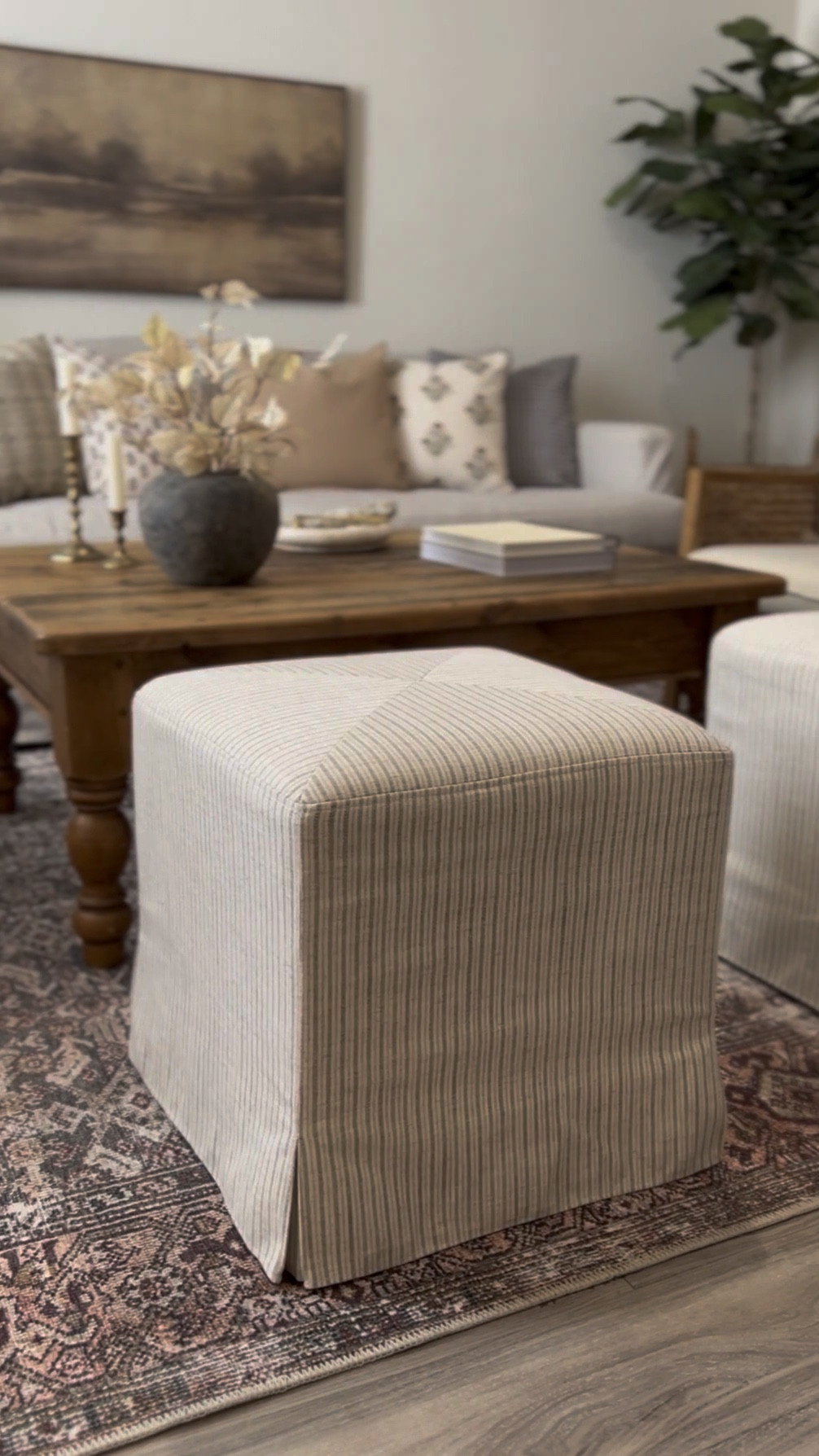 Shop my family room decor and furniture! Living room, family room, den, area rug, throw pillow, throw blanket, candle holder, coffee table decor, vase, slipcovered sofa, couch, modern farmhouse, organic modern, Target, Threshold, Studio McGee, transitional#LTKStyleTip#LTKFindsUnder100

#LTKSpringSale 

#LTKHome #LTKSeasonal