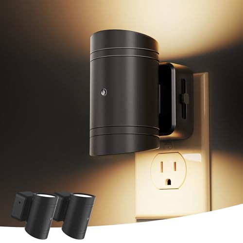 L LOHAS LED Night Light, Dimmable Night Lights Plug into Wall,2 Pack Nightlight for Kids,180° Rotatable, 3000K 0-150LM Dimmable Night Lights with Dusk to Dawn Sensor for Children Room Bathroom | Amazon (US)