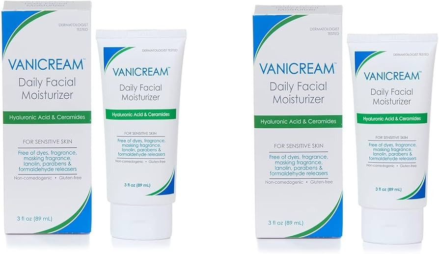 Vanicream Daily Facial Moisturizer With Ceramides and Hyaluronic Acid - Formulated Without Common... | Amazon (US)