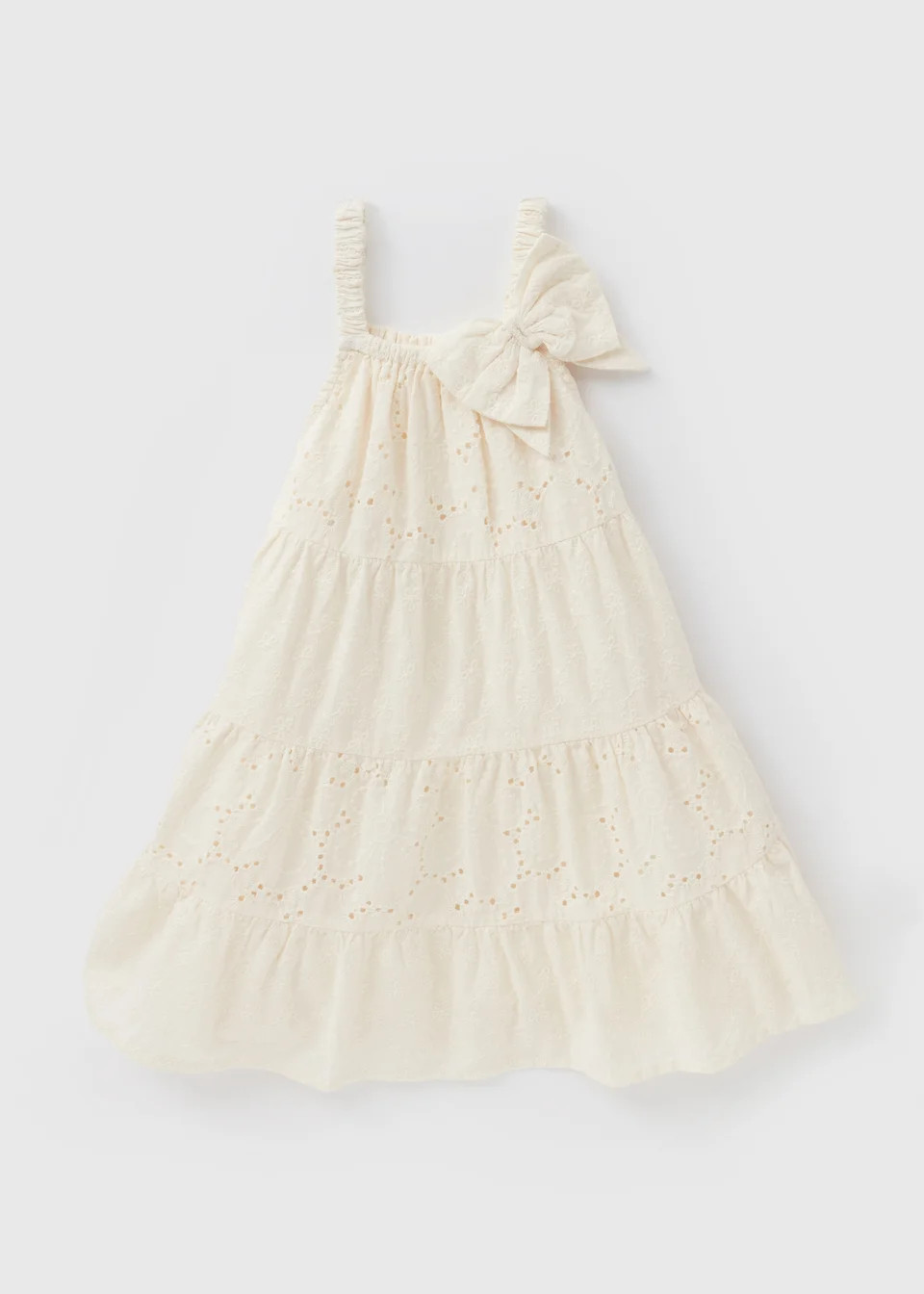 Girls Cream Bow Dress (1-7yrs) | Matalan (UK)