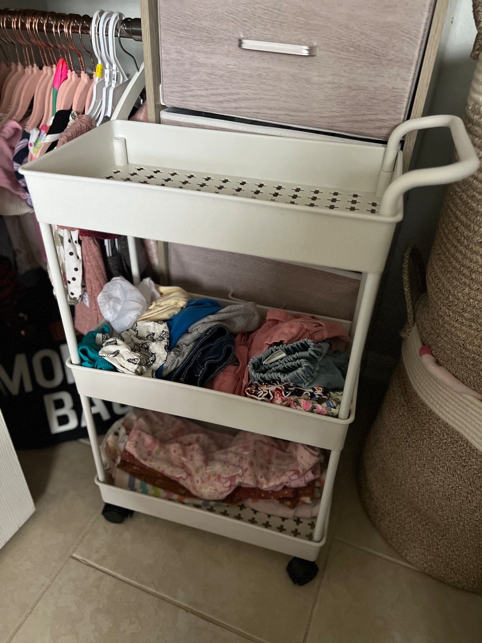 Three tier cart, great for organization during newborn and toddler stage!

#LTKBaby #LTKKids #LTKFamily