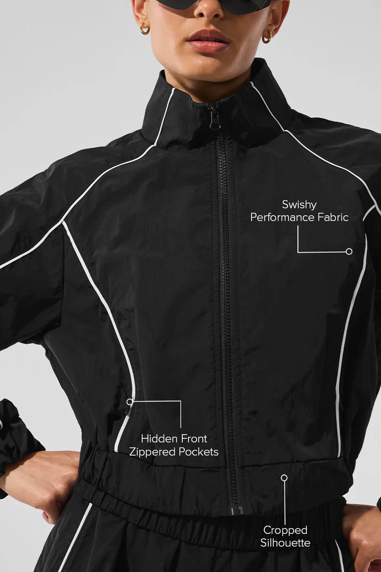 Motivate Full-Zip Track Jacket | Alo Yoga (US)
