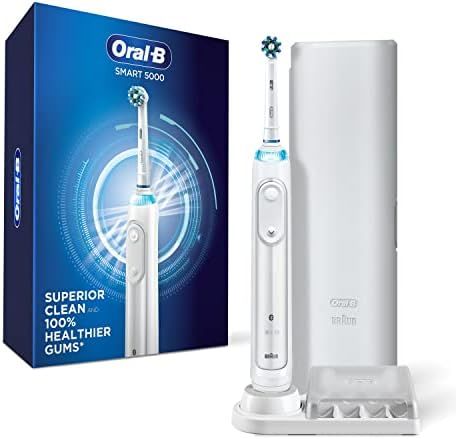 Oral-B Pro 5000 Smartseries Power Rechargeable Electric Toothbrush with Bluetooth Connectivity, W... | Amazon (US)