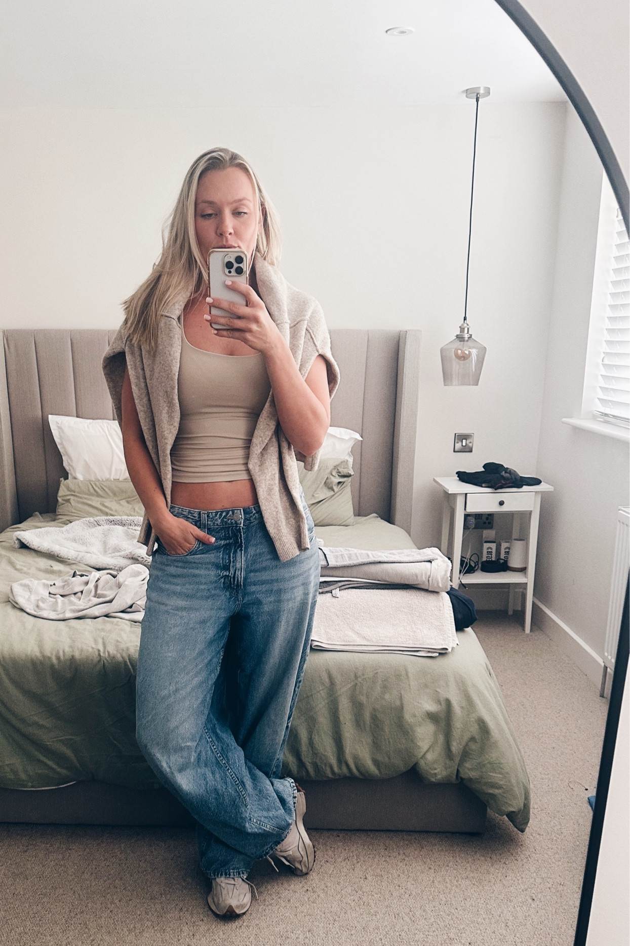 Let’s not talk about the messy bed… 

Baggy jeans, top for 30+ year old… 

#LTKbeauty #LTKstyletip #LTKeurope