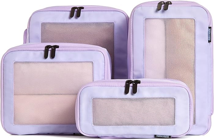 Aerotrunk Compression Packing Cubes for Travel - Luggage Organizer Bags - Double Zipper Packing C... | Amazon (US)
