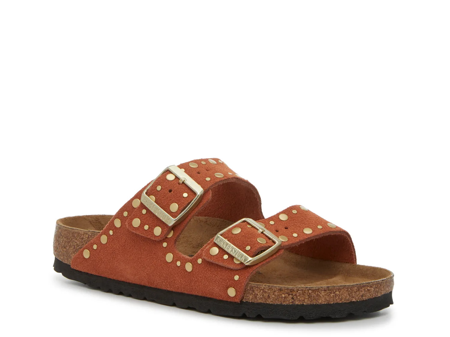 Birkenstock Arizona Slide Sandal | Women's | Orange | Size EU 36 / US Womens 5-5.5 / Mens 3-3.5 | Sandals | Footbed | DSW