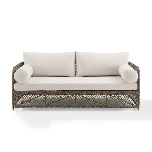 Murano 75.75'' Wicker Outdoor Patio Sofa | Wayfair North America