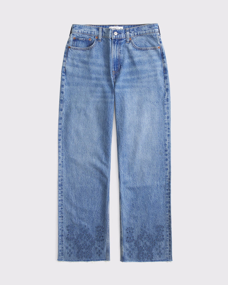 Women's Low Rise Ultra Loose Jean | Women's Bottoms | Abercrombie.com | Abercrombie & Fitch (US)