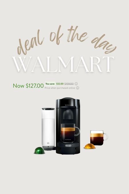 Huge price drop on the nespresso at Walmart 