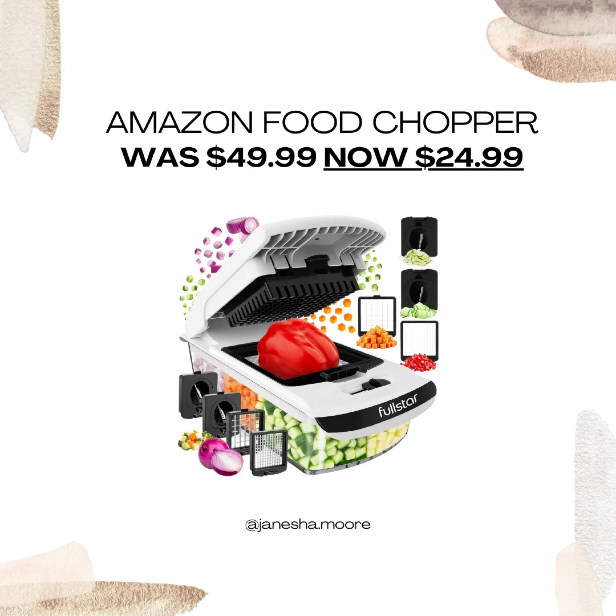 Amazon Food Chopper | WAS $49.99 NOW $24.99

#LTKhome #LTKsalealert