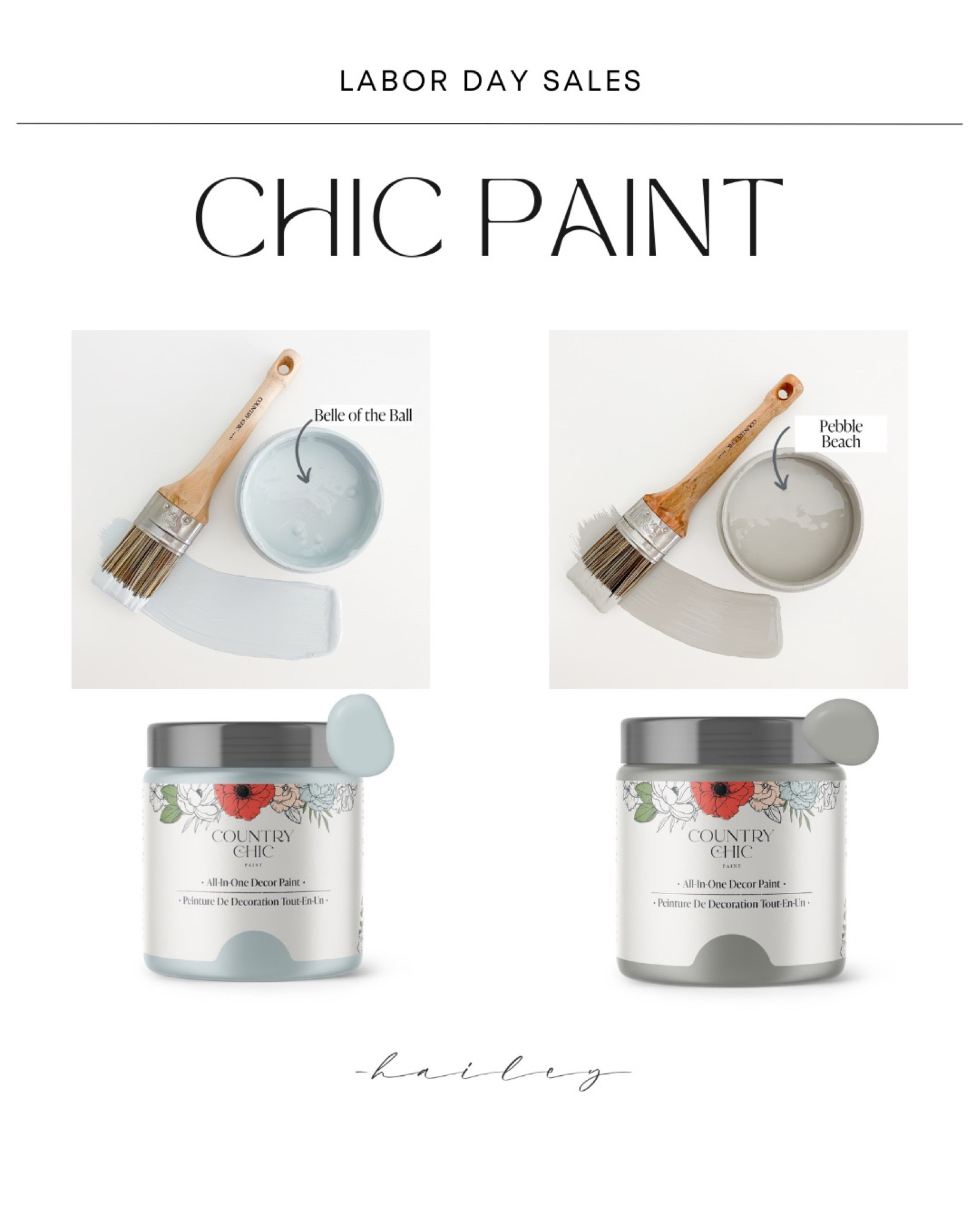 Labor Day Sales! With Labor Day fast approaching, it's the perfect time to seize some fantastic deals for your home. 

🔅 Today’s Labor Day Deals:  DIY Paint from Amazon! 🔅

Labor Day Sales 2023! 🤍🩶

September 4th, 2023, marks the date for Labor Day, and I've put together an exclusive list of the best home deals from major online retailers. Everyone loves a good bargain, especially when shopping for their home. 

Whether you're looking to start your holiday shopping early or revamp your closet for the fall season, this post has got you covered. Don't miss out on any of these incredible home deals - visit my Chic Style Blog, haileyefeldman.com, & check out the top picks to keep in mind.

#LTKsalealert #LTKhome #LTKunder50