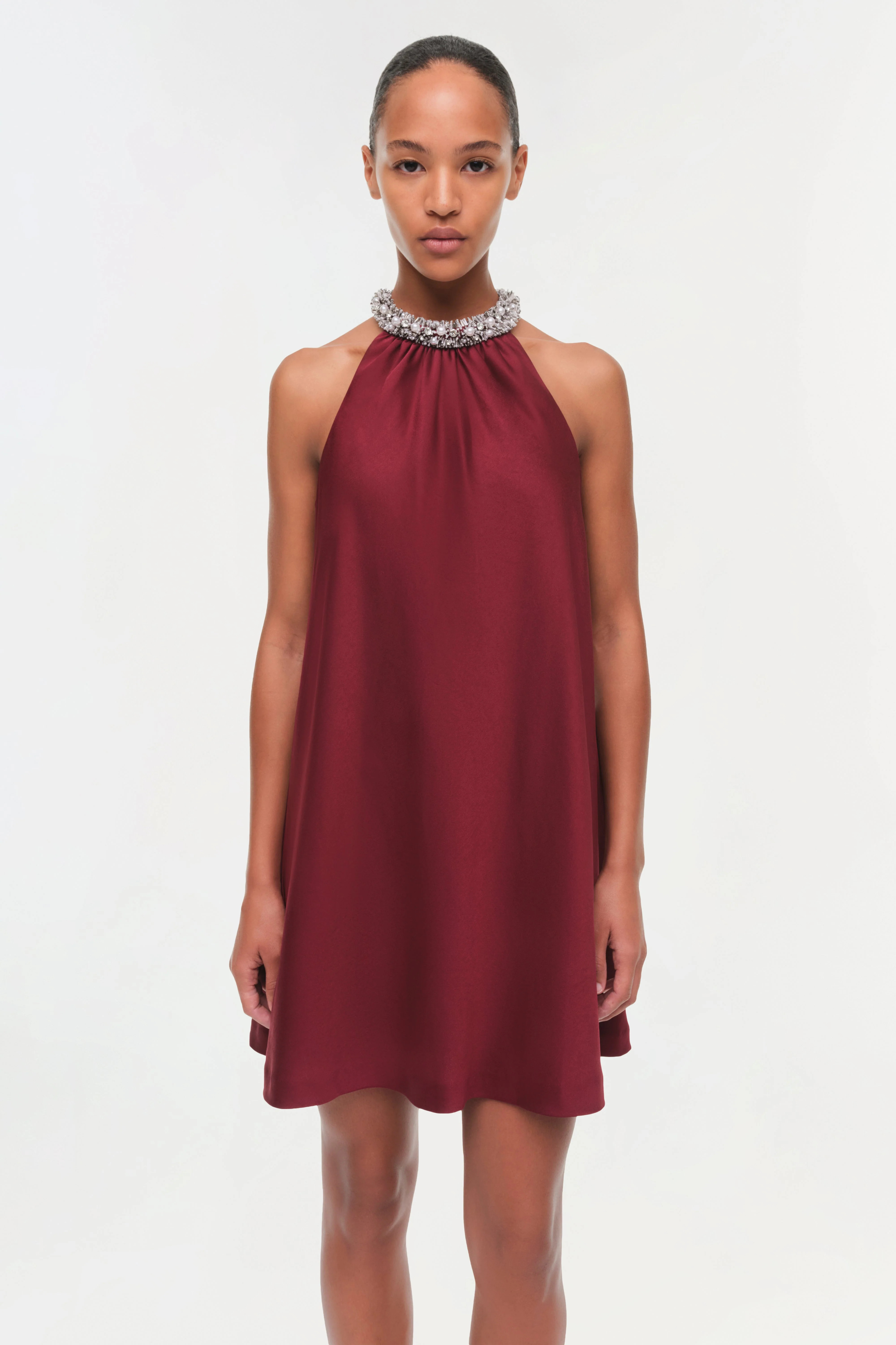 Hadleigh Satin Mini Dress | Simkhai
