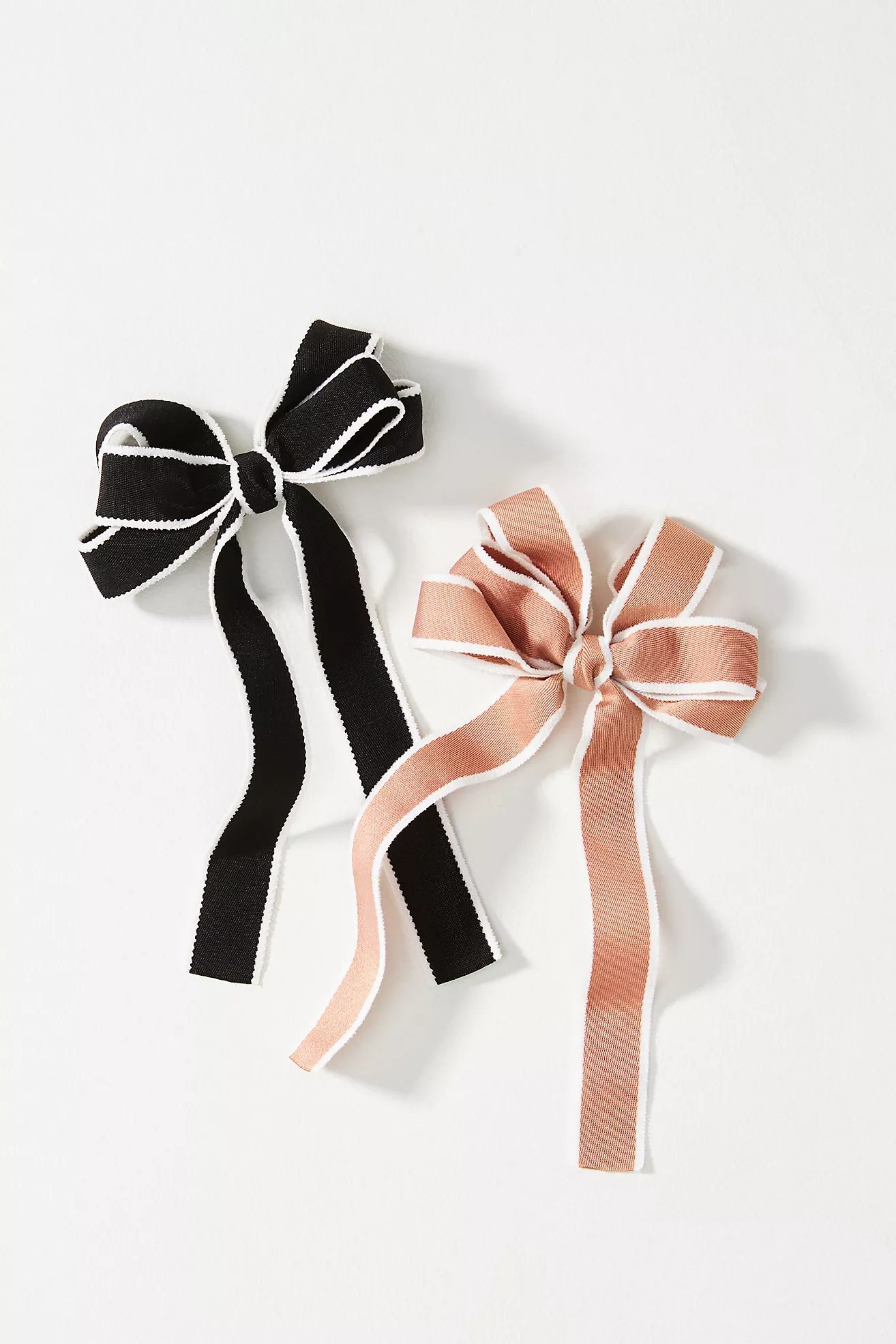 By Anthropologie Clubhouse Trimmed Bows, Set of 2 | Anthropologie (US)