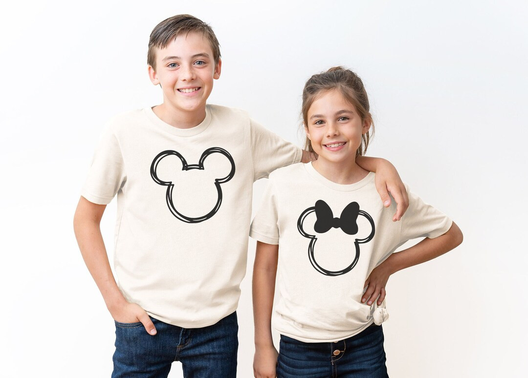 Minnie Mouse Shirt Disney Mickey Shirt Cute Disney Shirt Mickey Minnie Couples Shirt Siblings Kid... | Etsy (US)