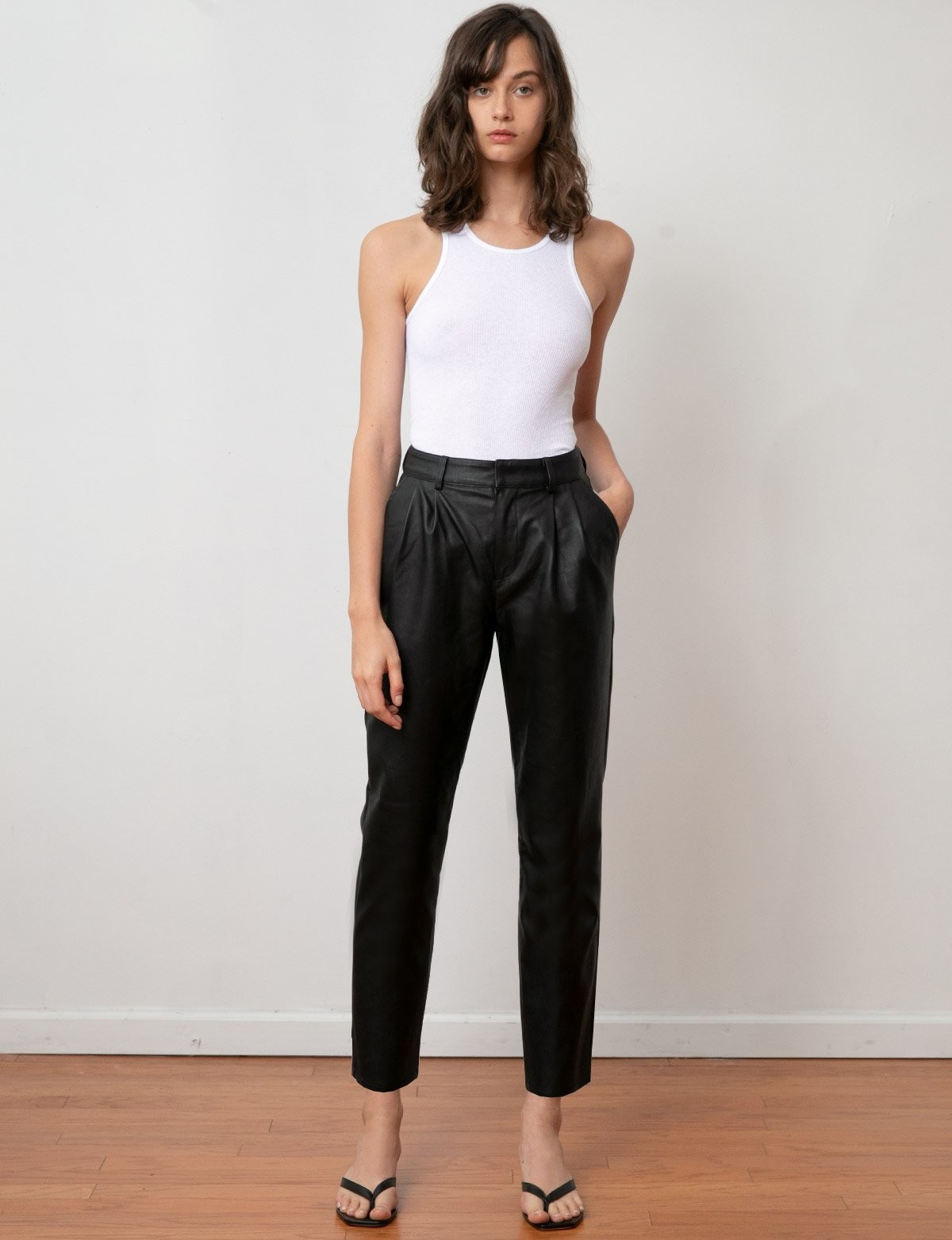 Jesse Leather Trousers | Pixie Market