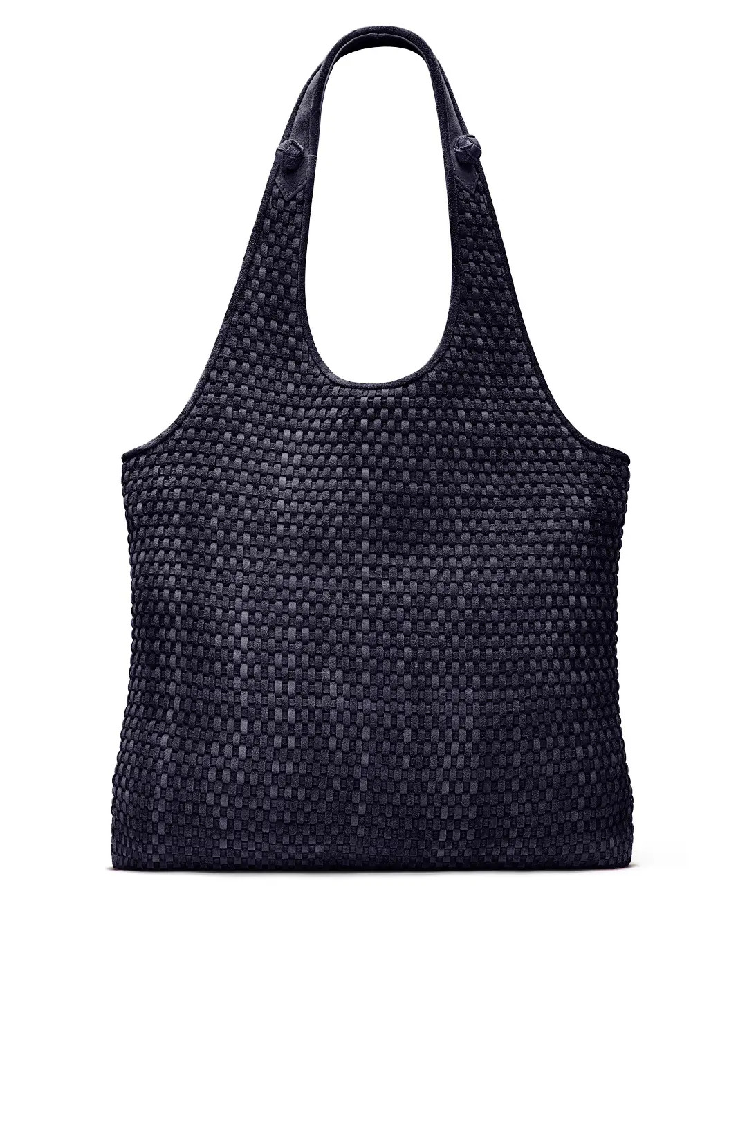 Elizabeth and James Accessories Navy Woven Suede Zoe Tote | Rent The Runway