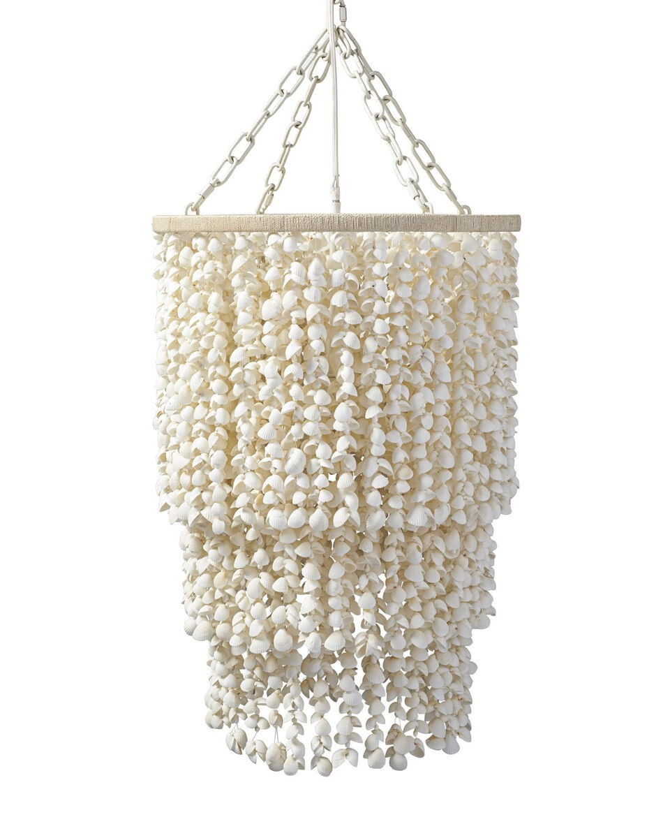 Aptos Shell Chandelier | Serena and Lily