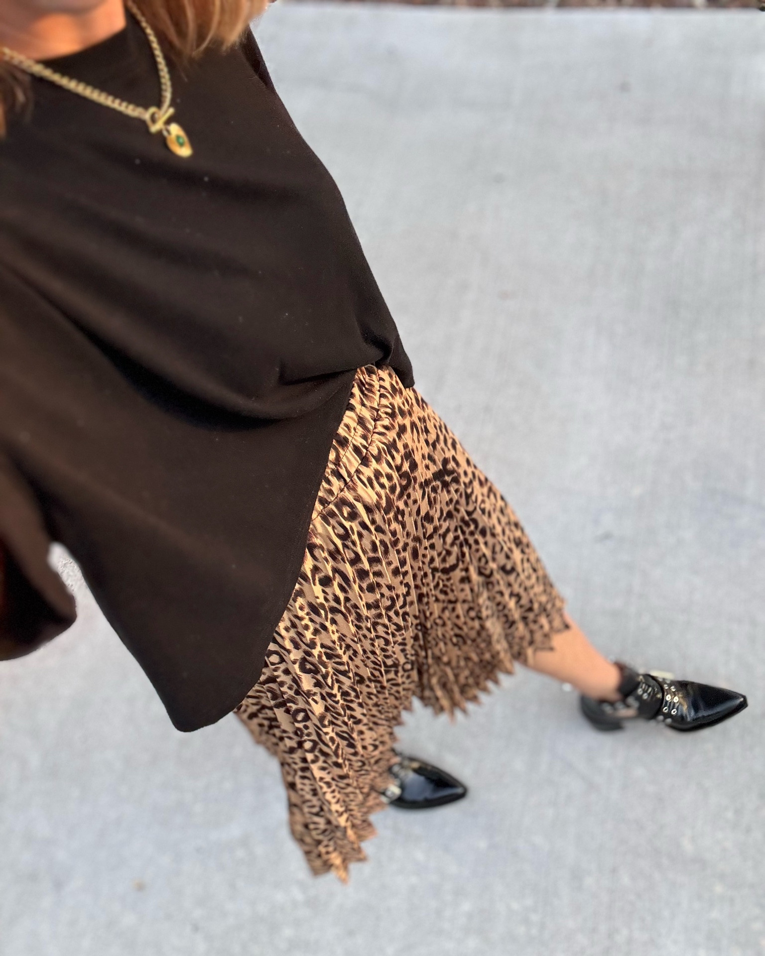 Dressed this oversized top up a bit with these buckled boots and midi skirt. Love how this fit came together! Wearing a medium in skirt, small in top  

#LTKStyleTip #LTKFindsUnder50 #LTKSaleAlert