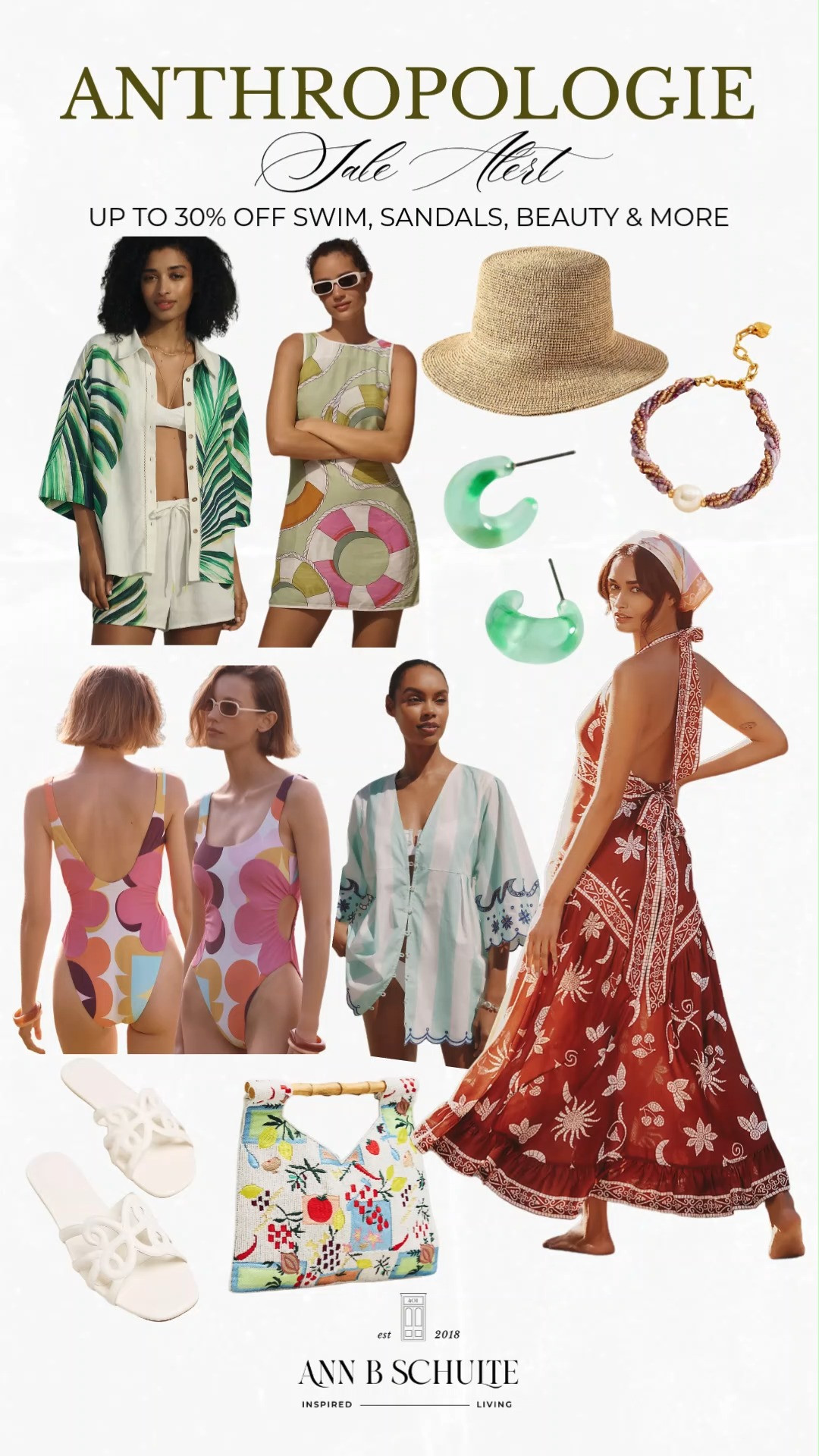 Sunshine mood activated with Anthropologie finds from swim to beauty and the cutest sandals for every getaway plan. Fresh summer picks are finally having their moment 🌞👡🩵 #Anthropologie #SummerStyle #Swimwear #Sandals #BeautyFinds #VacationOutfits #BeachStyle #SummerFashion #LTKStyle #SaleFinds 

 #LTKootd #LTKSaleAlert #LTKTravel