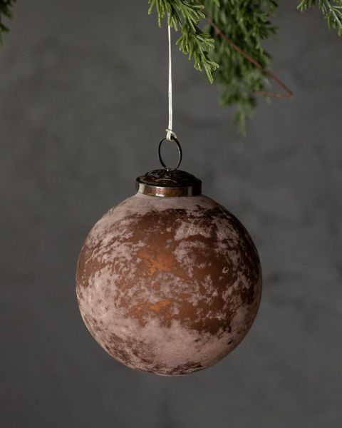 Textured Matte Plum Glass Ball Ornaments, Set of 4 | Scout & Nimble