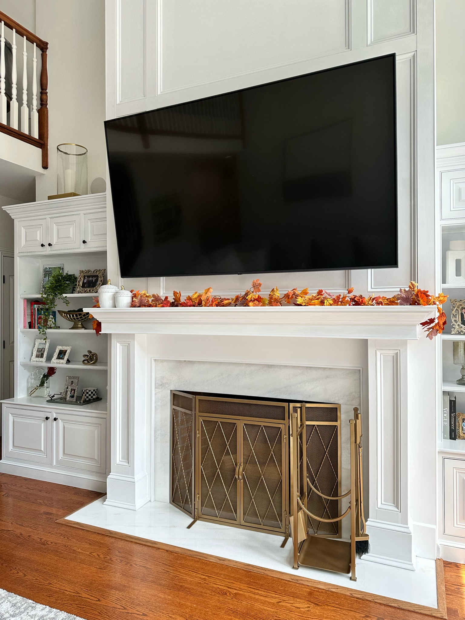 Mantle garland for Fall 🍁 

#LTKhome #LTKunder50 #LTKSeasonal