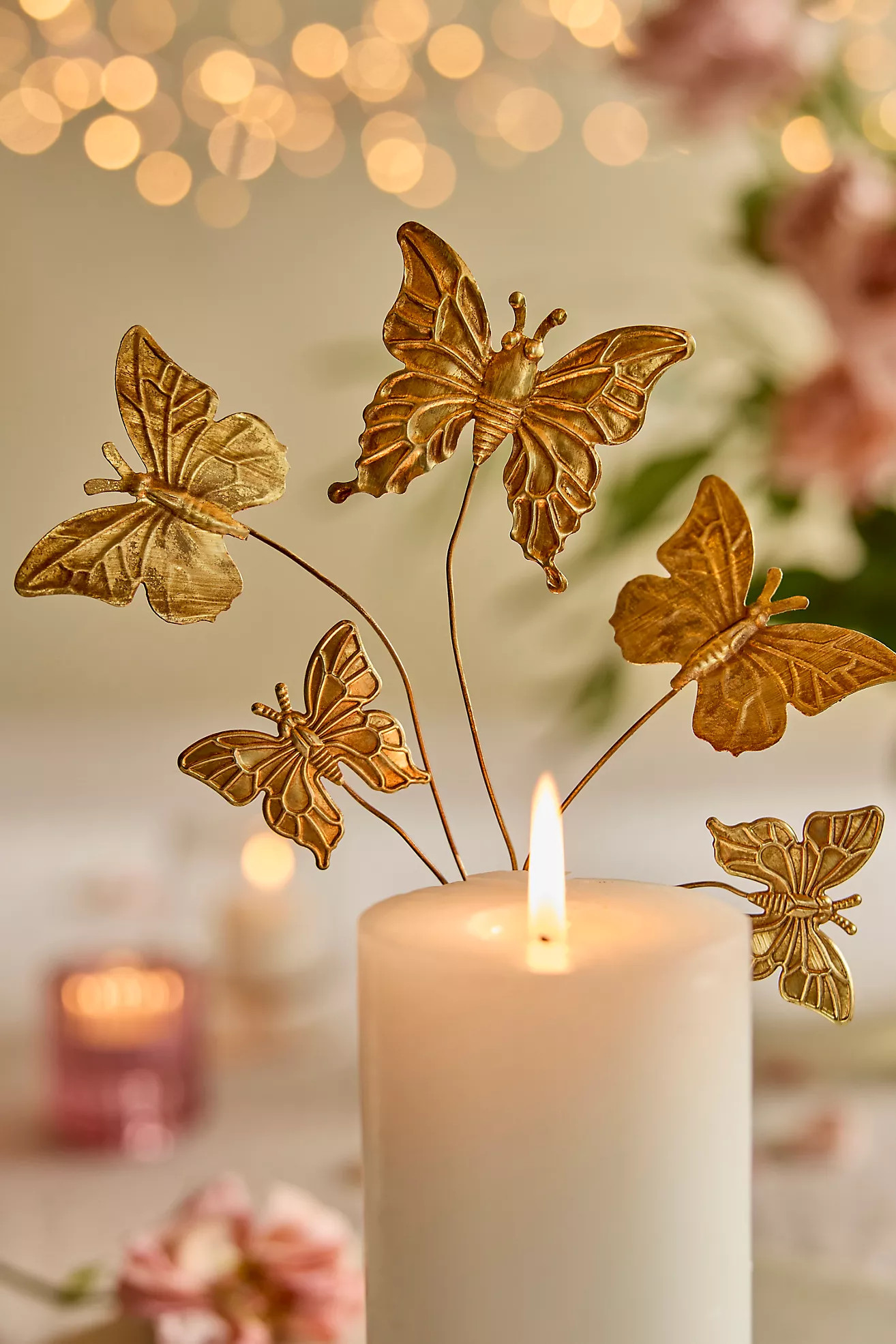 Flying Butterflies Candle Pin | Anthropologie (US)
