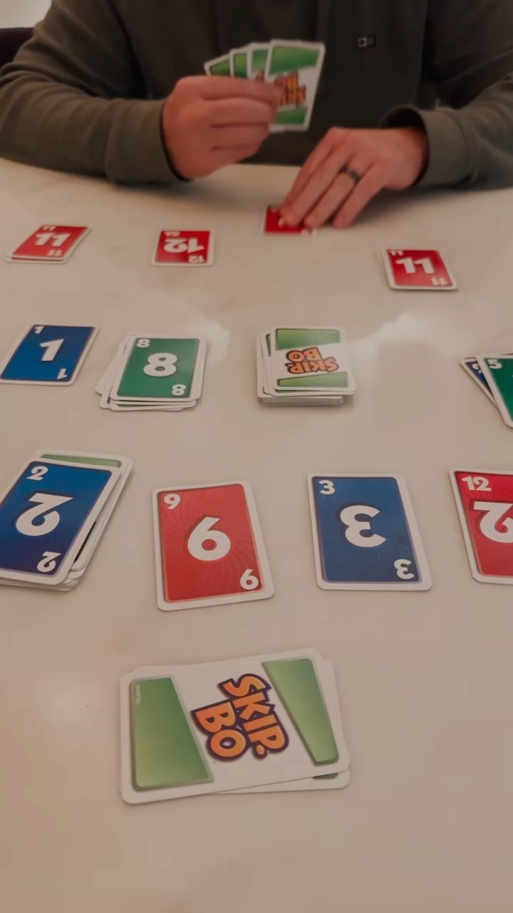 One of our favorite games!!! 😂
Anyone else ever play skipbo!? 
#games #cardgames #skipbo #family #fun 

#LTKFamily #LTKKids #LTKFindsUnder50