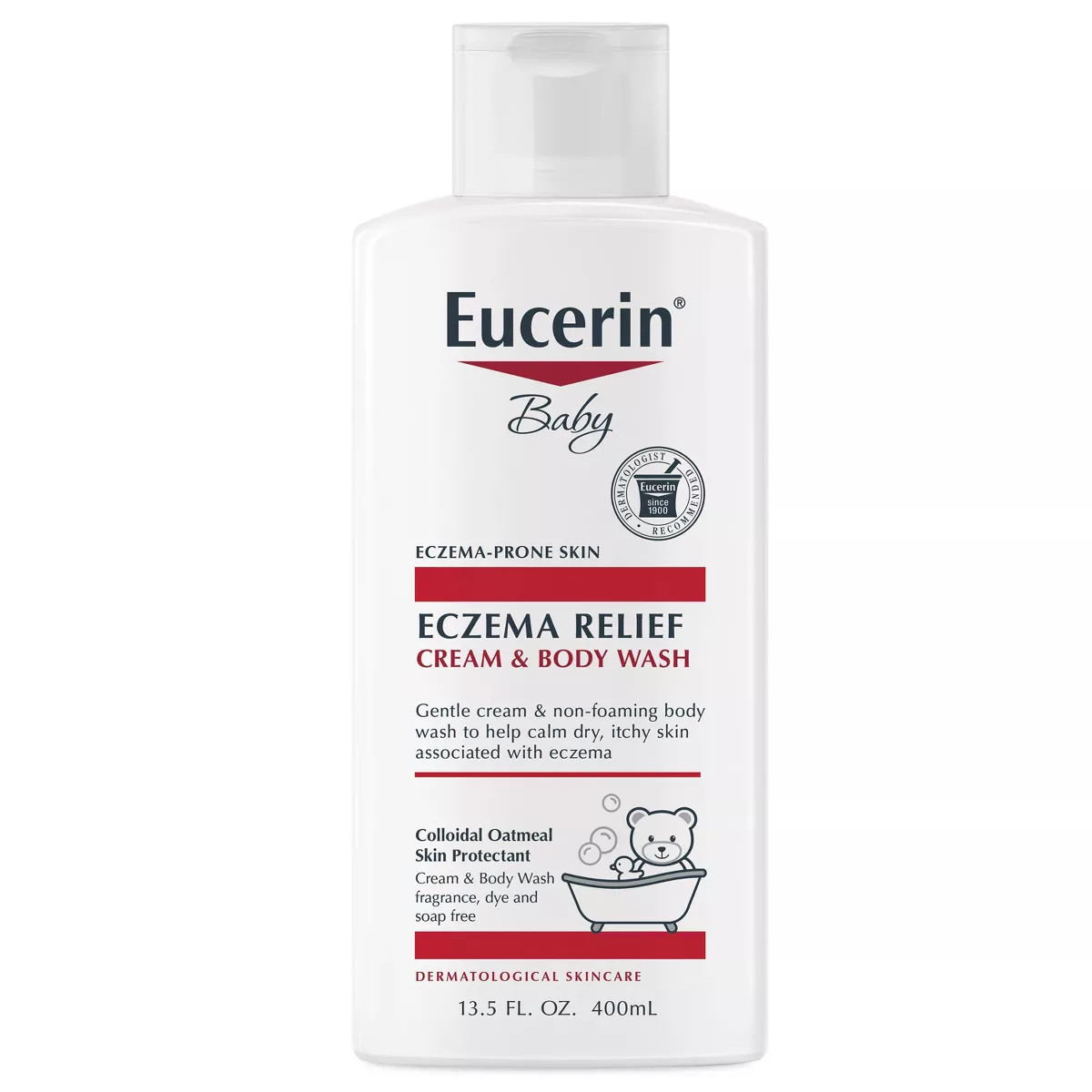 Eucerin Baby Eczema Relief Cream and Body Wash Gentle Cleanser - 13.5 fl oz | Target
