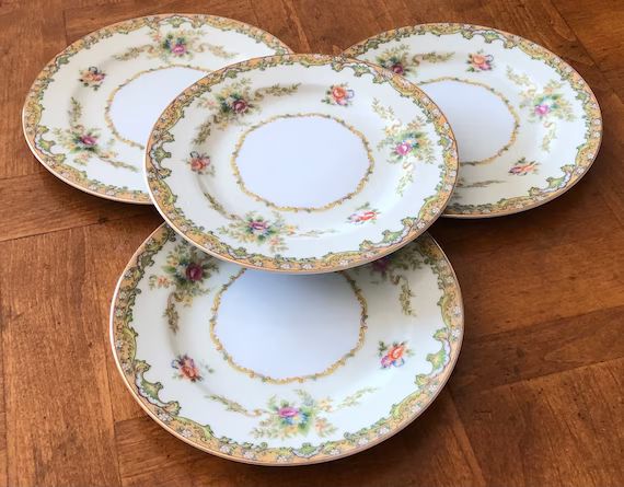 Empress China (Japan) Unknown Pattern - Set of Four Bread Plates, Small Dessert Plates, Wedding C... | Etsy (US)