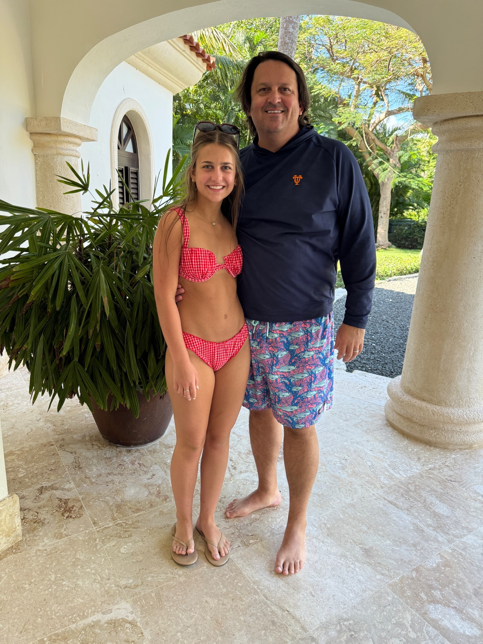 These two are beach ready! Lots of swim on sale 👙🩳

K wearing xs 
JT in xxl

#LTKSeasonal #LTKKids #LTKTravel