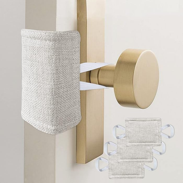 Door Silencer Quiet Door Closer Cushion, Padded Door Latch Cover for Nursery, Baby, Light Sleeper... | Amazon (US)