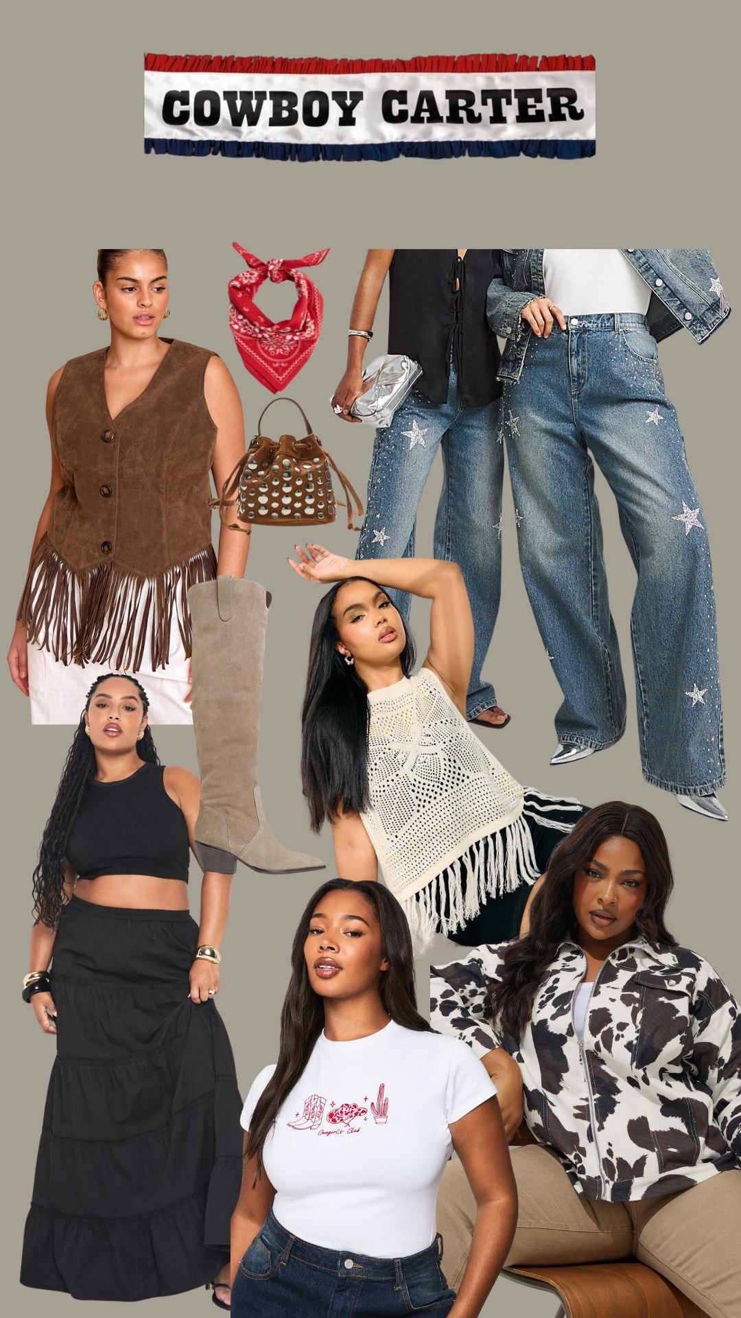 BEYONCE’S COWBOY CARTER tour inspiration - plus size edit ❤️ 



#LTKsummer #LTKuk #LTKeurope