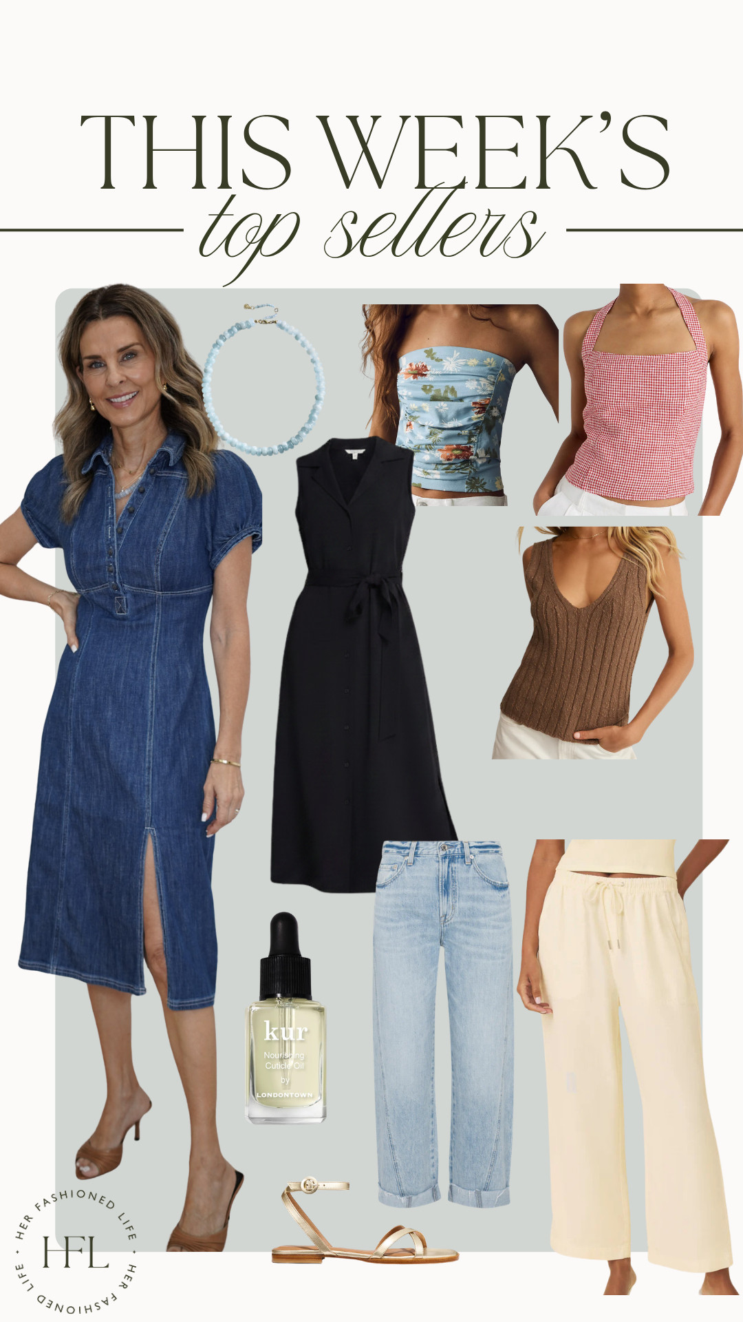 This week's top seller is filled with some stylish summer finds! #Anthropologie #Quince #Spanx #Splendid

#LTKootd #LTKOver40