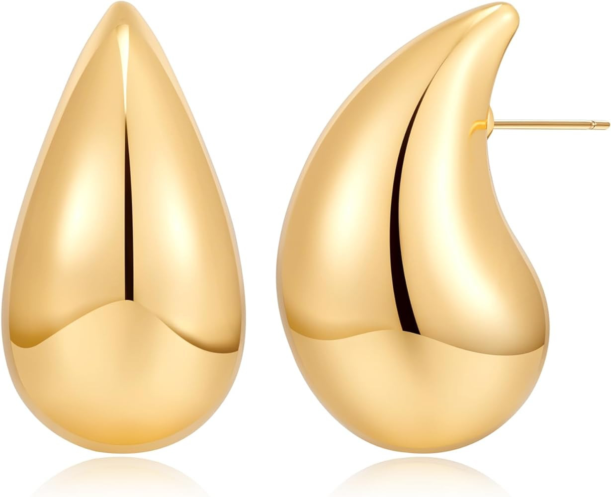 FAMARINE Colorful Water Drop Earrings for Women Chunky Earring Big Dangle Earrings Fashion Jewelr... | Amazon (CA)