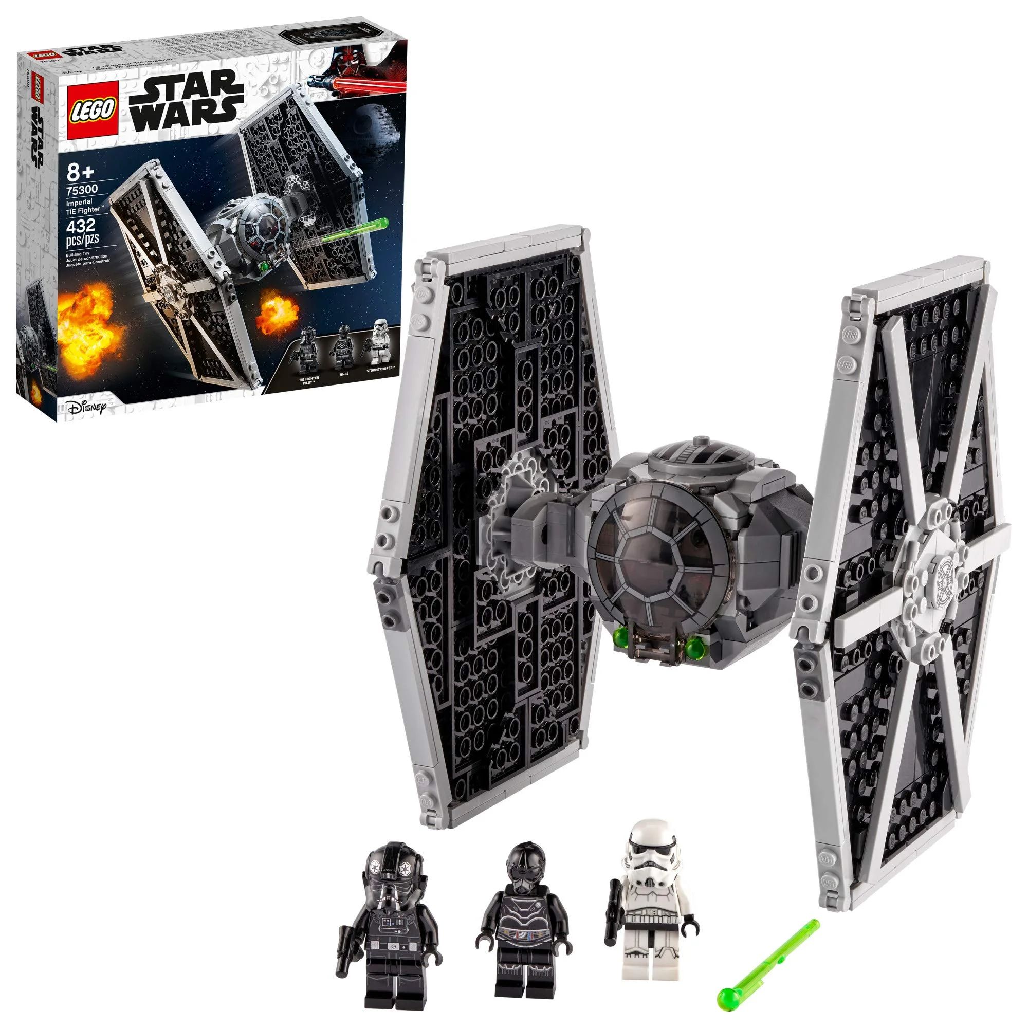 LEGO Star Wars Imperial TIE Fighter 75300, with Stormtrooper and TIE Fighter Pilot Minifigure | Walmart (US)