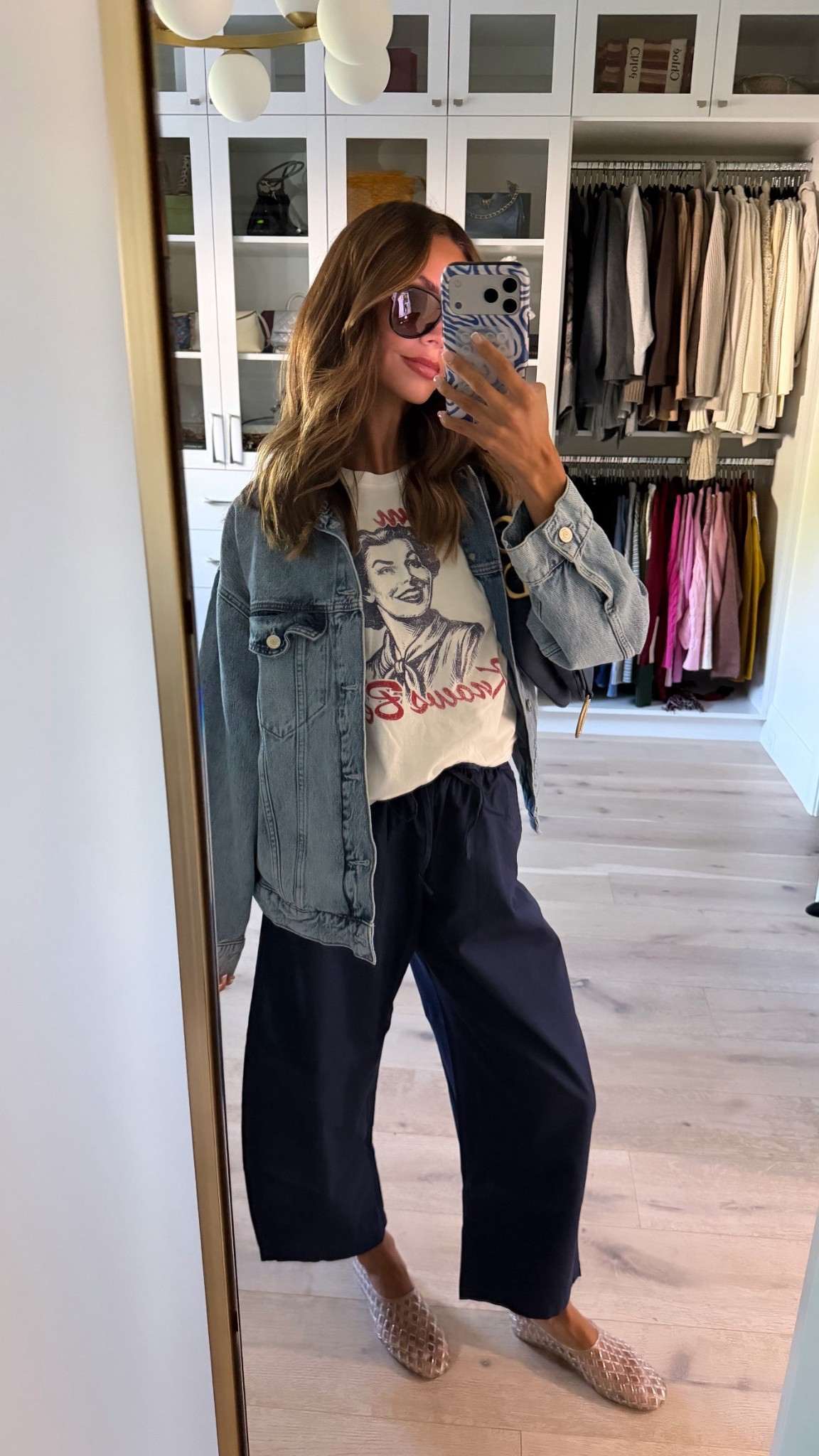 Wearing Xs petite for the cropped fit! 