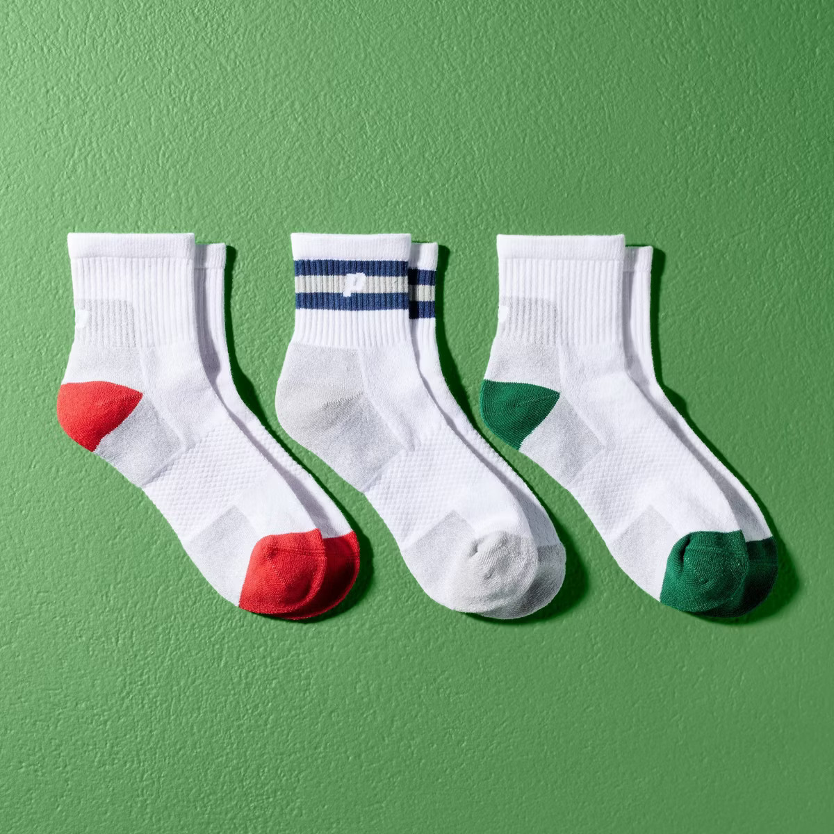 Prince Pickleball Men's Mid-Crew Socks 3pk - White 6-12 | Target