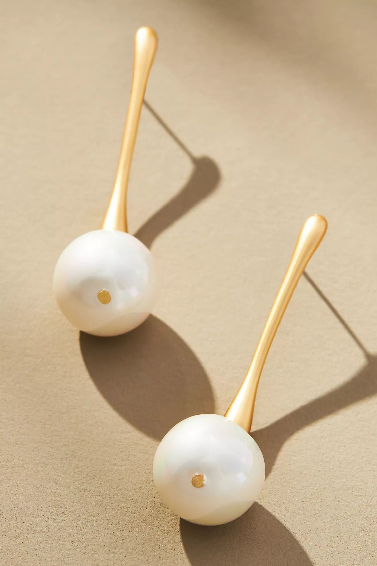 Pearl Stick Drop Earrings | Anthropologie (US)