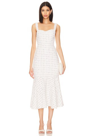 MISA Los Angeles Elke Dress in Winter White from Revolve.com | Revolve Clothing (Global)